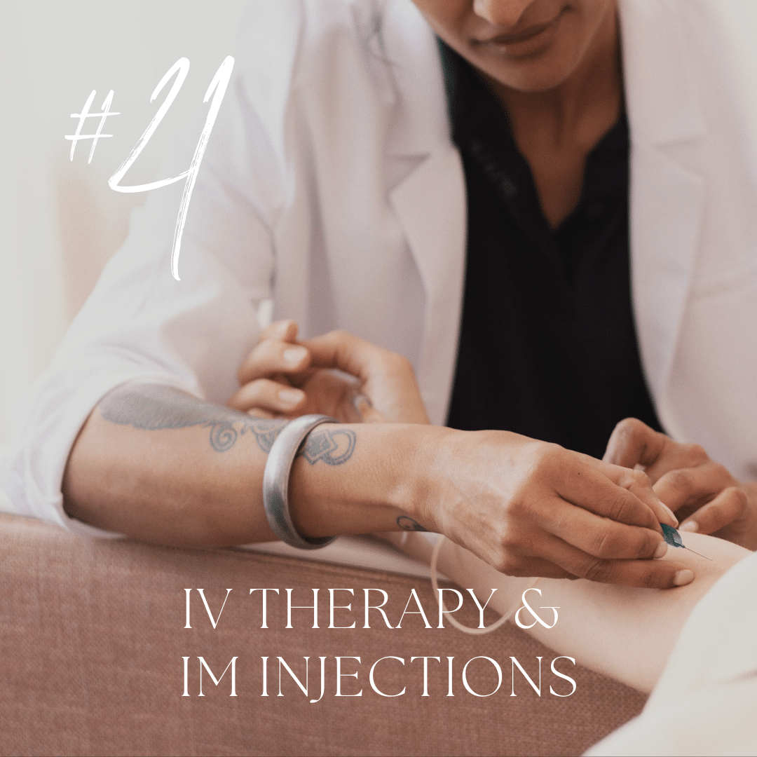 Immune System Tip #4 IV Therapy and IM Injections